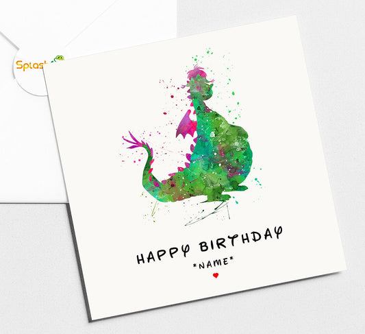 Pete's Dragon Birthday Card