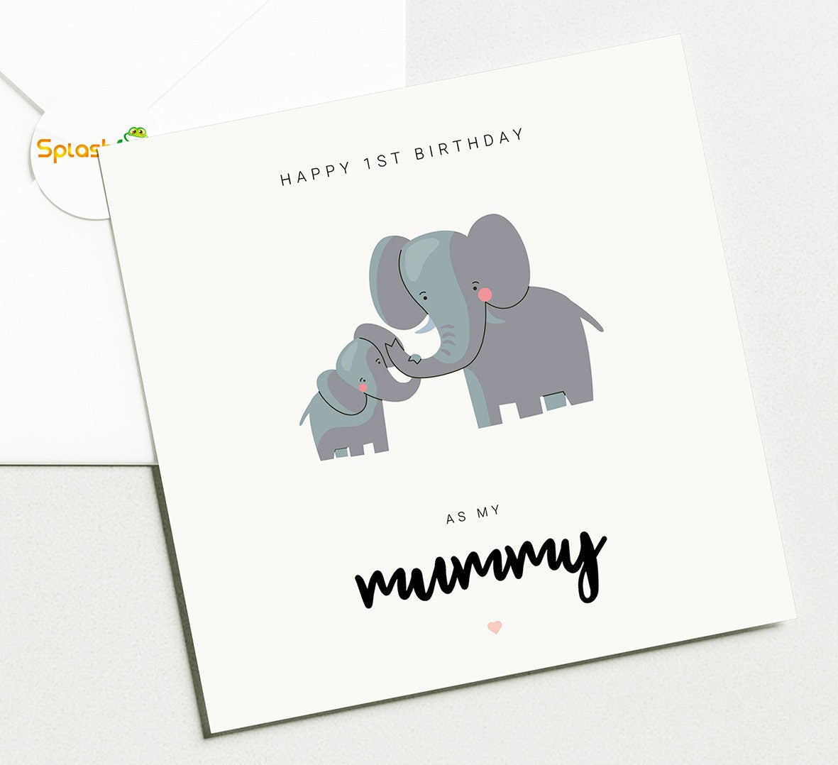 First Birthday As Mummy Card