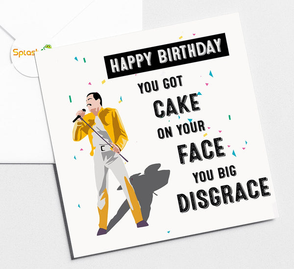 Freddie Mercury Birthday Card