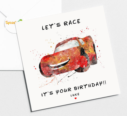 Cars Birthday Card