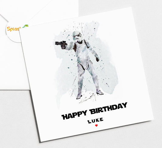Trooper Birthday Card