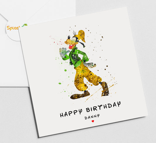 Goofy  Birthday Card