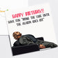 After life Luge Birthday Card