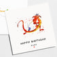 Dragon Mulan Birthday Card