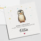 Granddaughter Christmas Card with Penguin