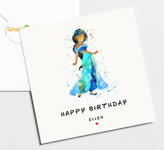 Princess Jasmine - Birthday Card #SF42