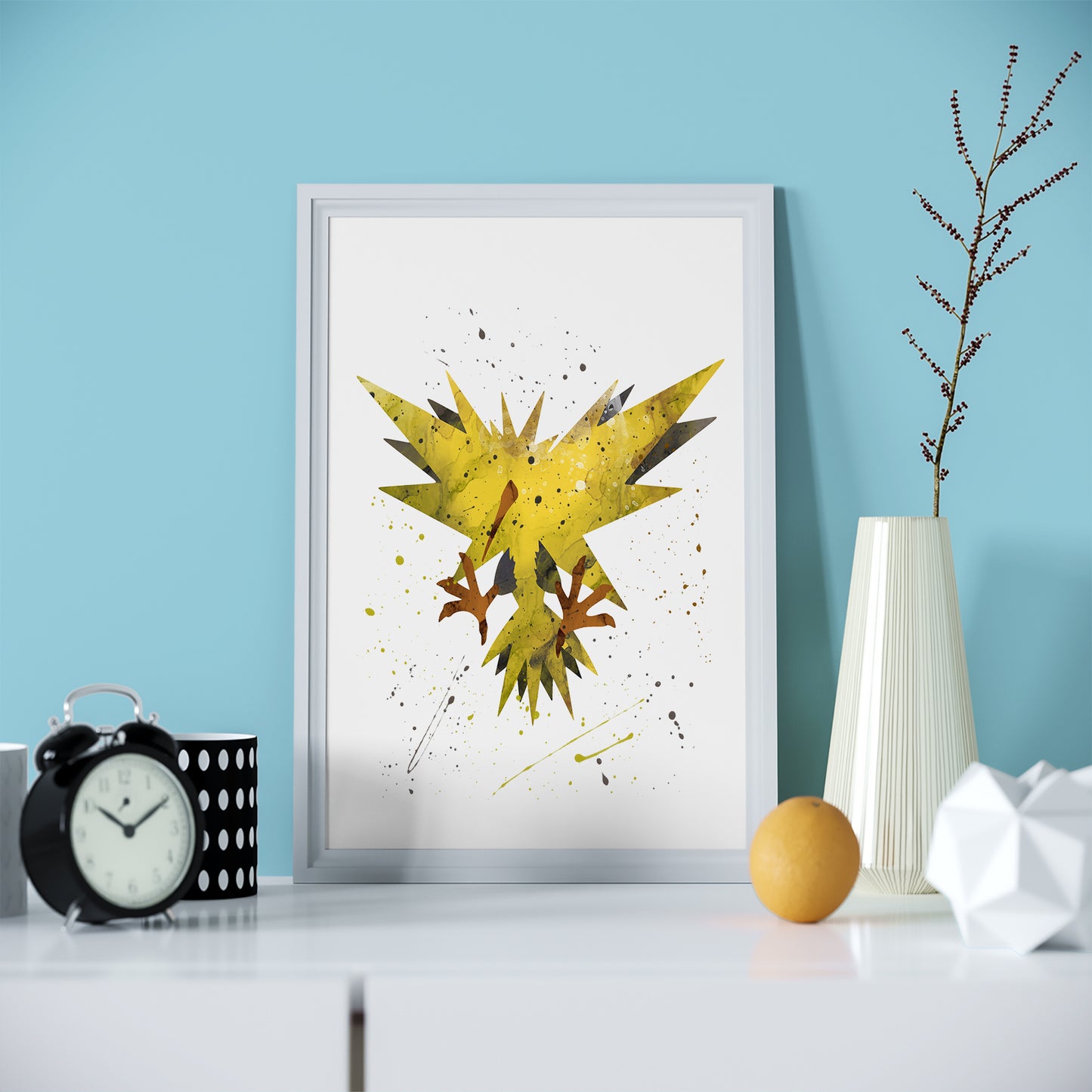 Zapdos - Pokemon Art Print